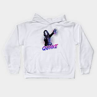 Quake in Purple Kids Hoodie